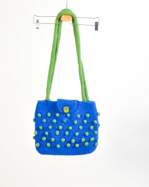 Vintage 00s handmade wool bag