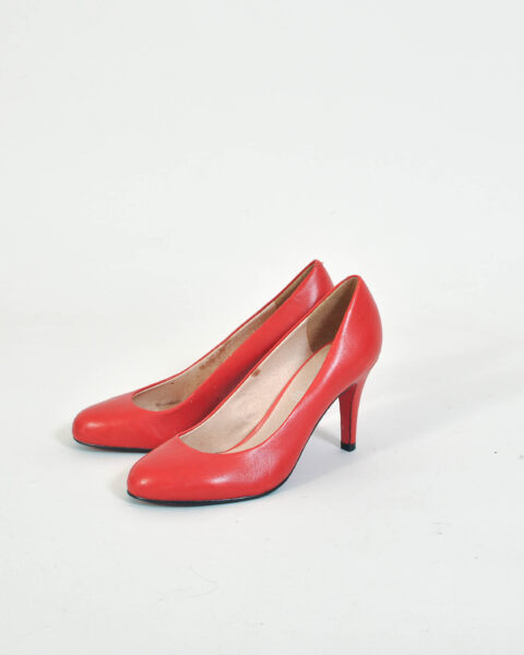 Vintage 00s high heel shoes in red - 37