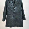 Vintage 00s real leather blazer coat