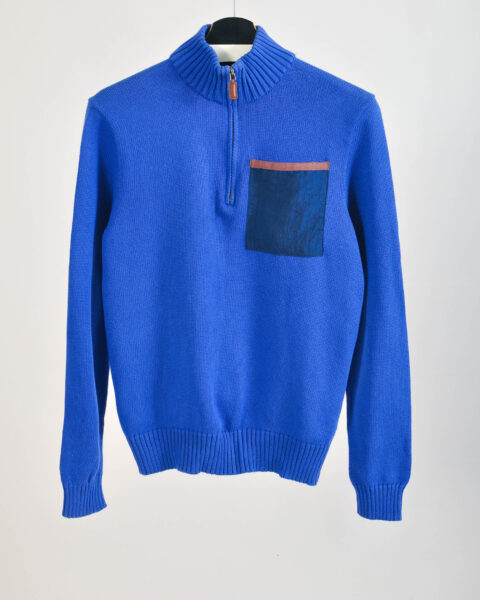 Vintage Y2K Reworked 1/4 Zip Knitwear Jumper | M