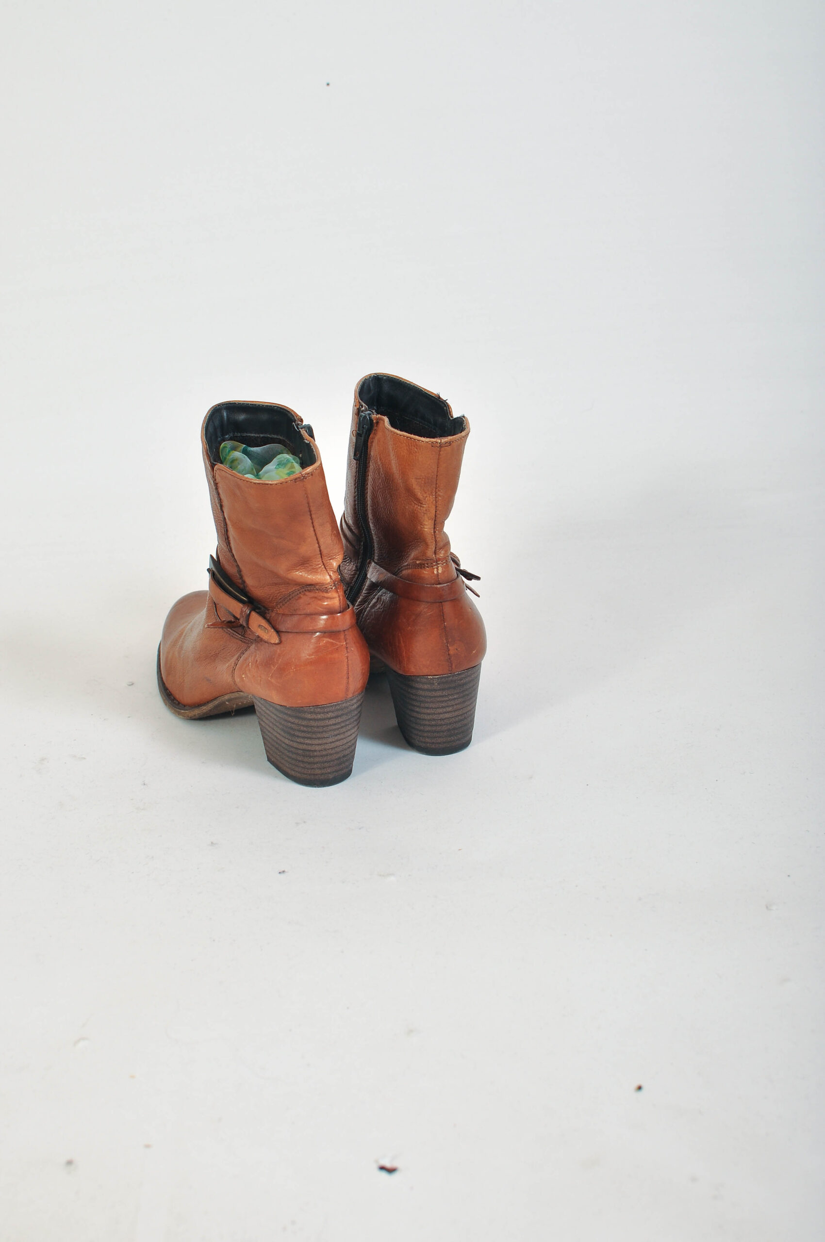 Vintage Y2K Real Leather Ankle Boots – EU 39 - Image 8