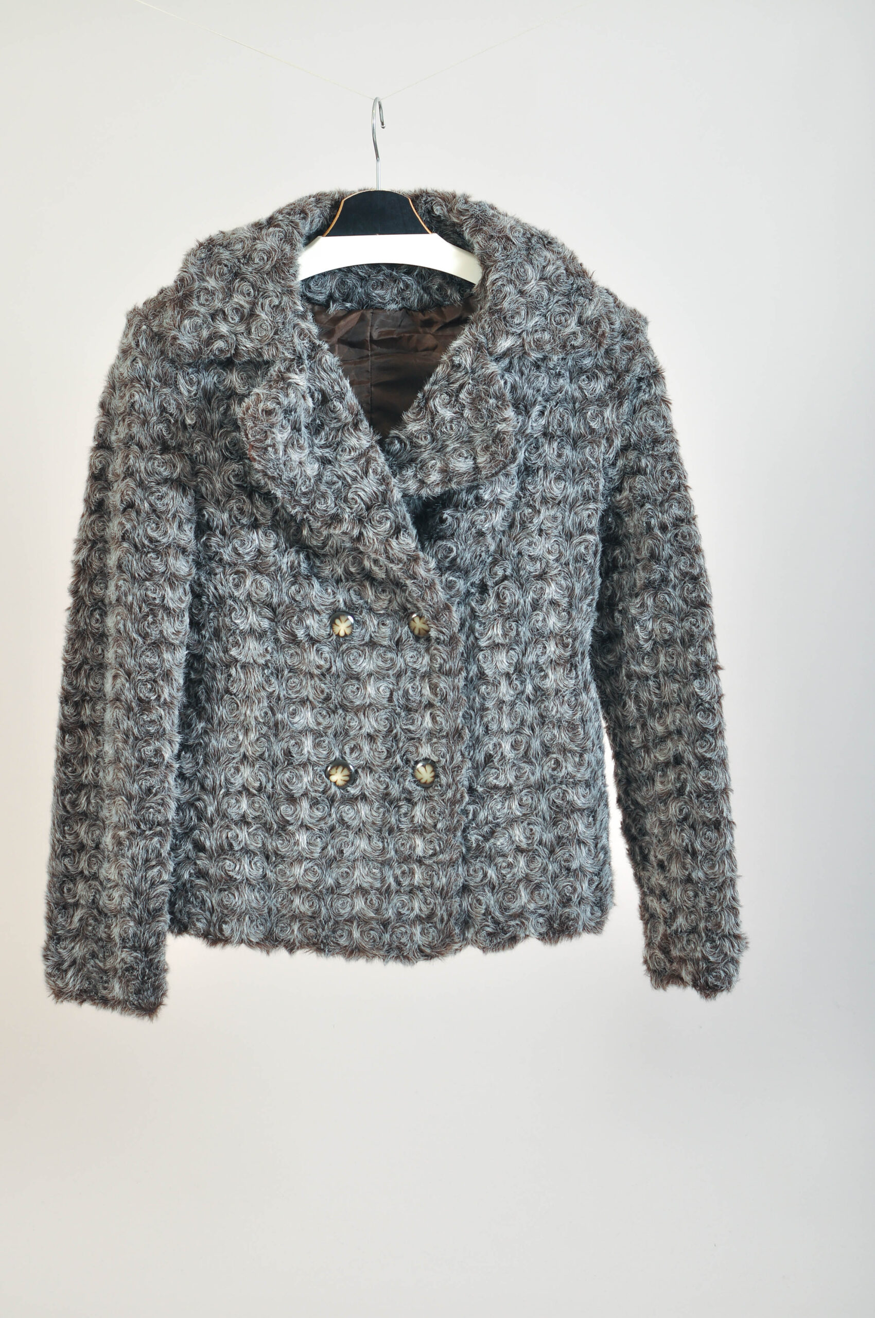 Vintage 00s faux fur coat