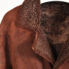 Vintage 00s suede shearling coat - Image 3