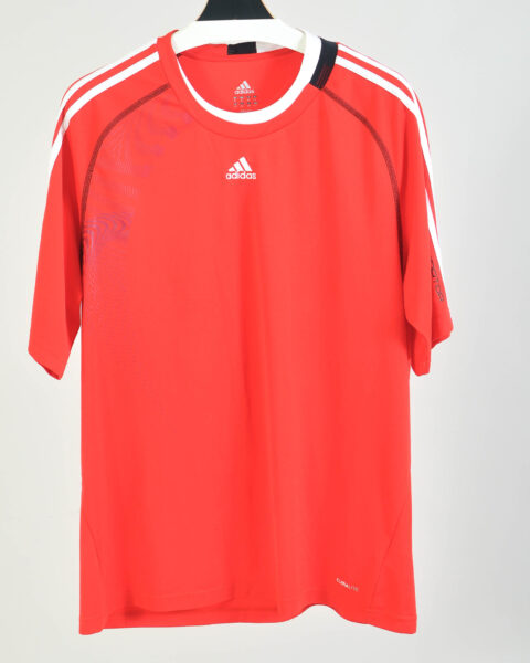 Vintage 00s Adidas jersey in red