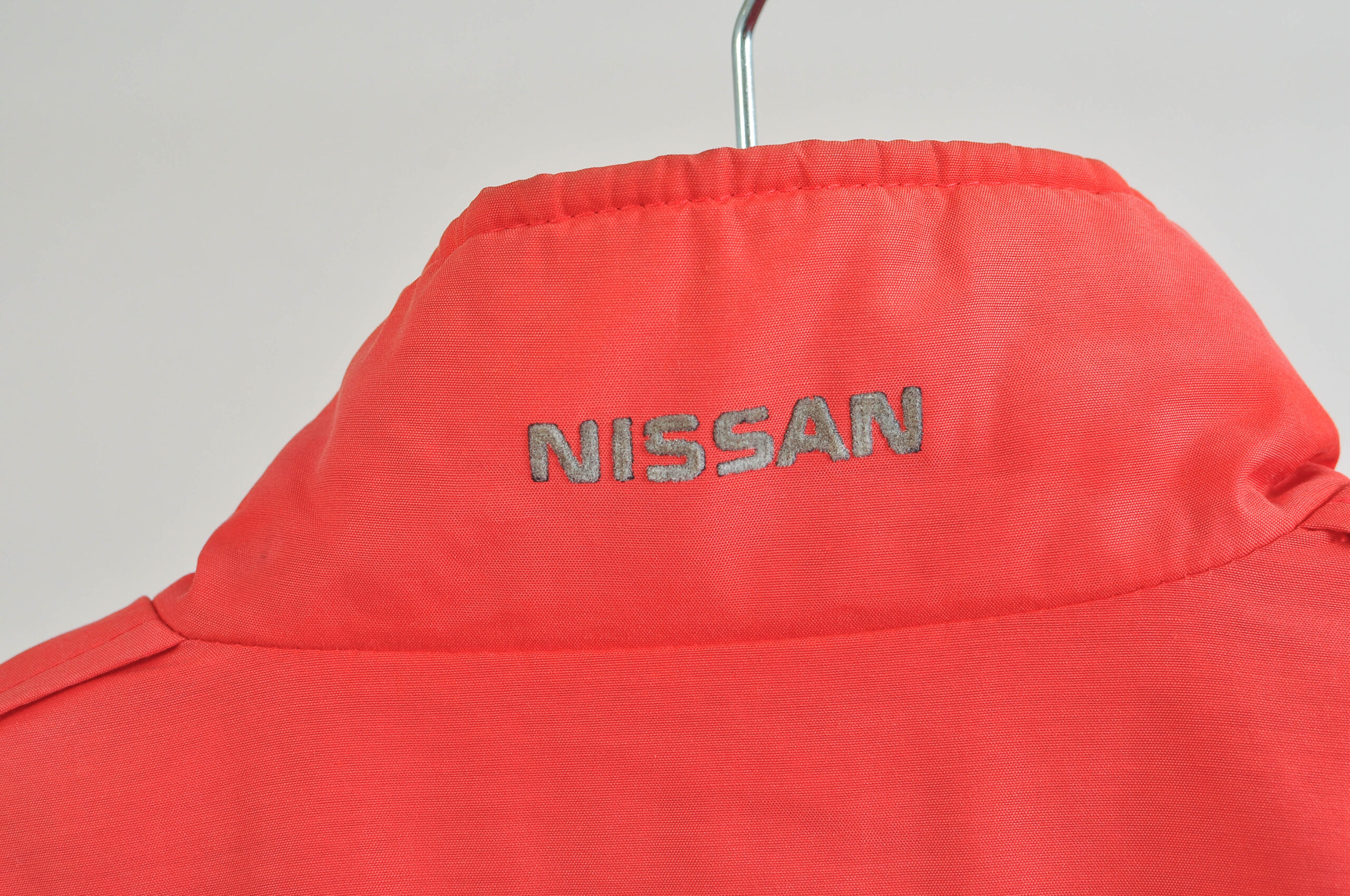 Vintage 80s Red Funnel Neck Jacket – L - Image 5