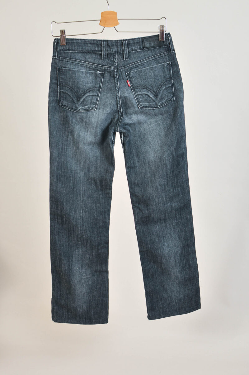 Vintage 90s Levi’s Straight Grey Jeans – Size 29 | - Image 6