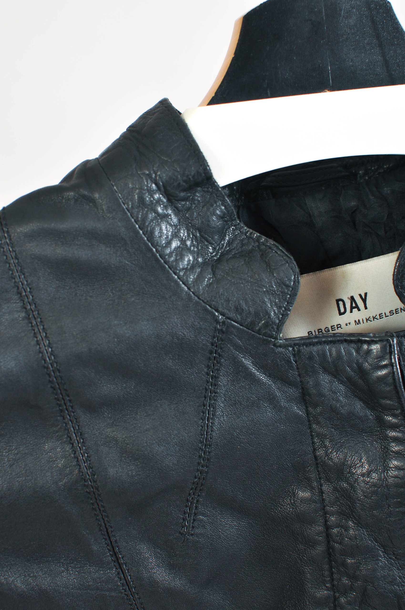 Vintage 00s DAY Birger et Mikkelsen Real Leather Jacket | 34 - Image 8