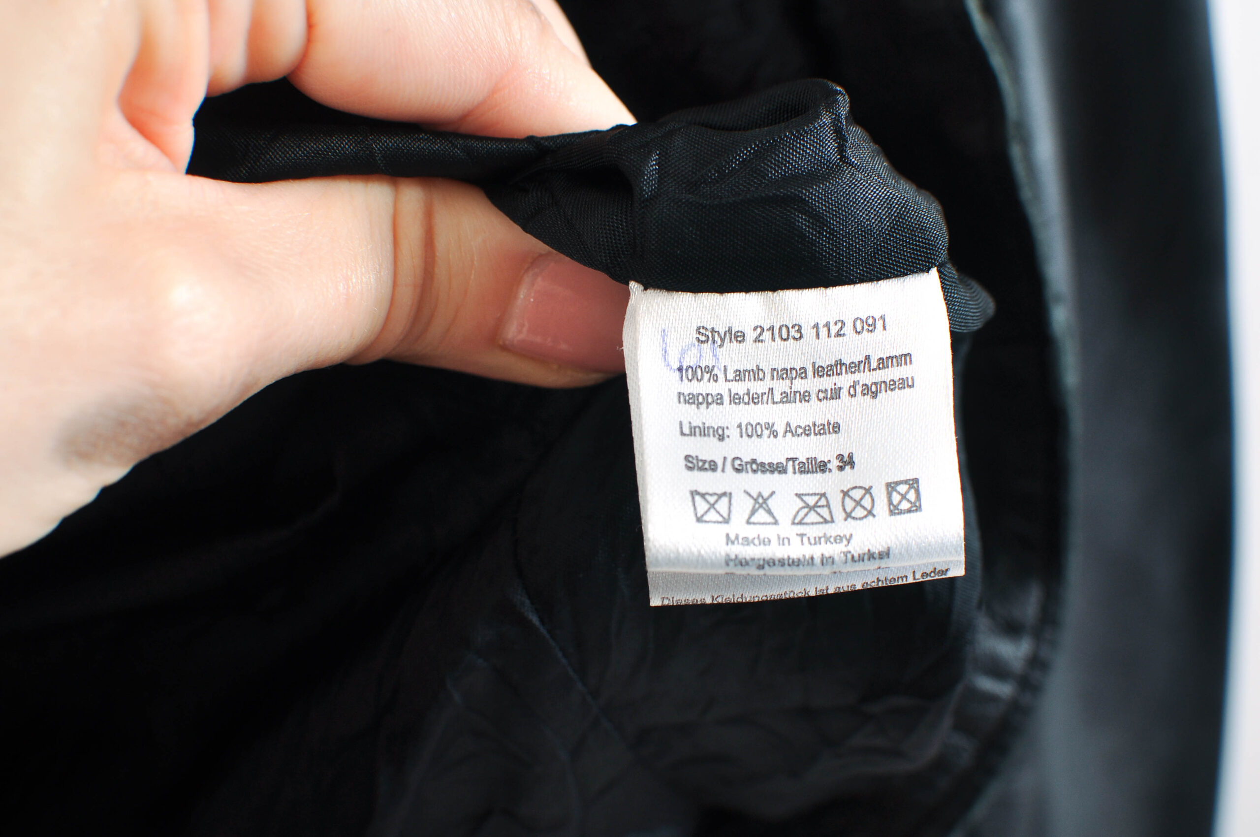 Vintage 00s DAY Birger et Mikkelsen Real Leather Jacket | 34 - Image 10