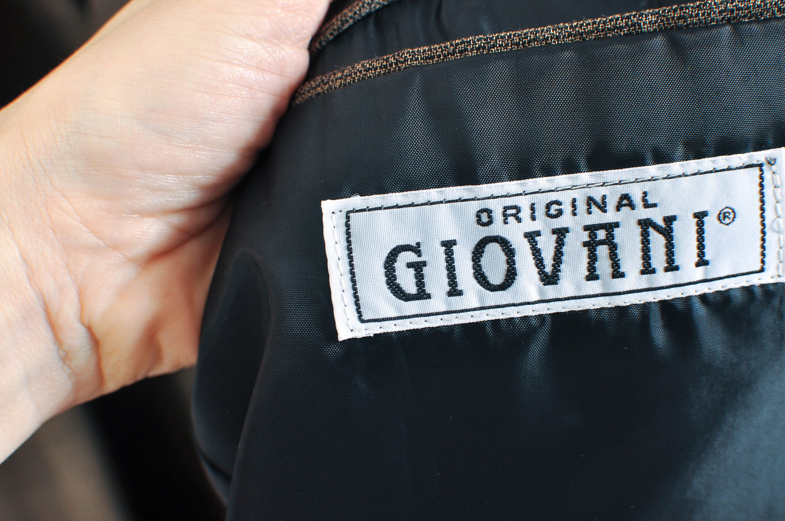 Vintage 90s Khaki Three Piece Suit – Giovani Wool Blend XL - Image 7