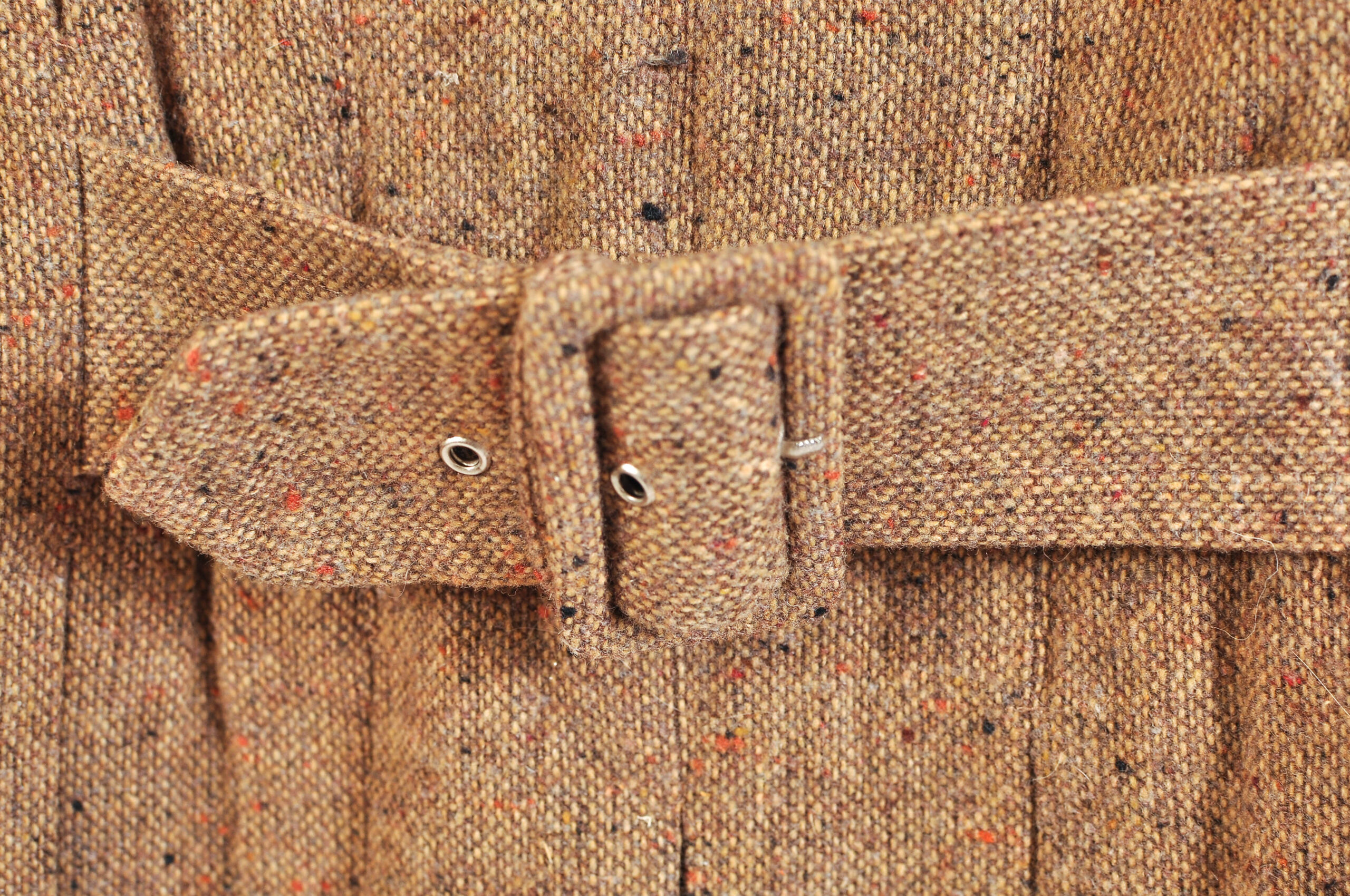 Vintage 90s Together! Brown Tweed Blazer – Size 38 - Image 6