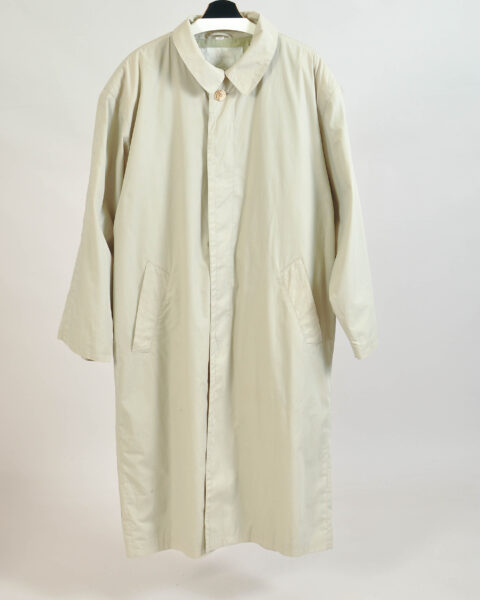 Vintage 90s Beige Maxi Trench Coat – XL/XXL