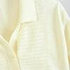 Vintage 80s top cardigan in light yellow - Image 3