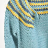 Vintage 90s open front handmade cardigan - Image 3
