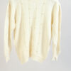 Vintage 80s jumper in white