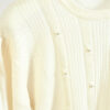 Vintage 80s jumper in white - Image 3