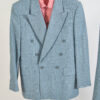 Vintage 90s double breasted suit in grey - Image 3