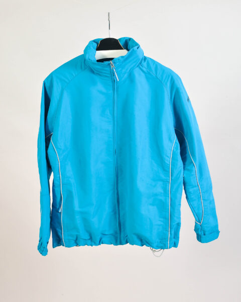 Vintage 90s Blue Windbreaker Jacket- 36/38