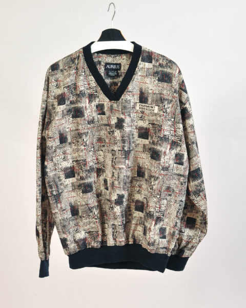 Vintage 90s Overhead Windbreaker Jacket  - L