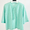 Vintage 80s top in mint green