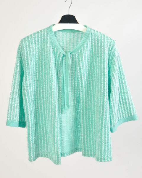 Vintage 80s top in mint green