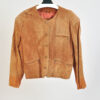 Vintage 80s suede leather jacket - Image 2