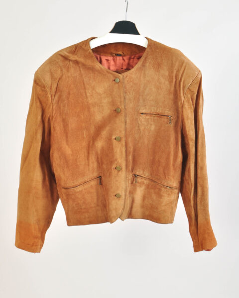 Vintage 80s suede leather jacket