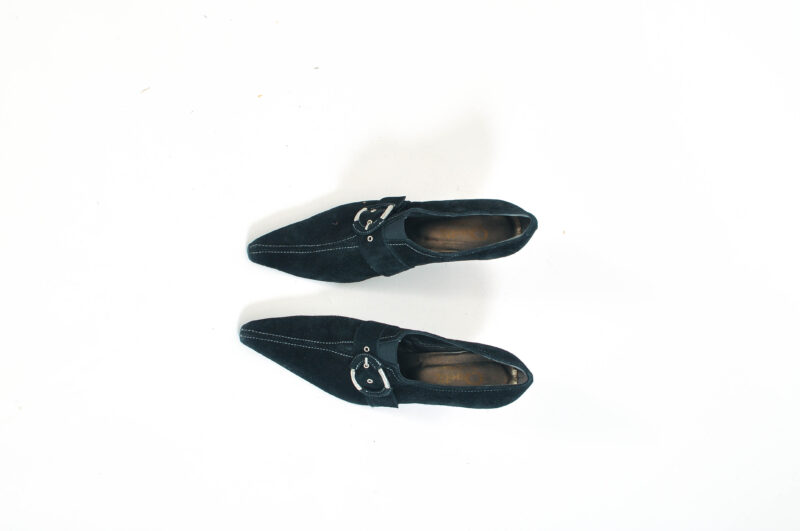 Vintage 00s suede leather shoes - Image 4