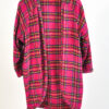 Vintage 90s checkered kimono top