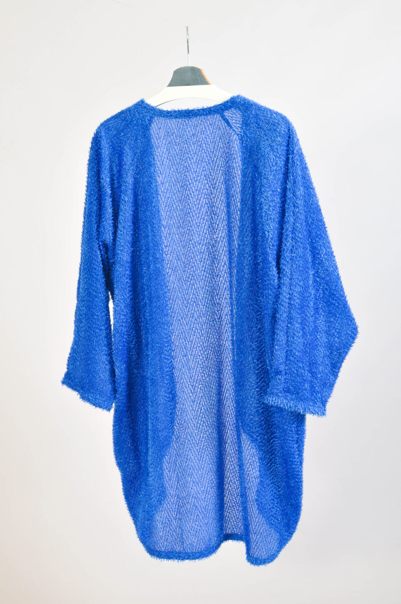 Vintage 00s handmade new kimono in blue - Image 5