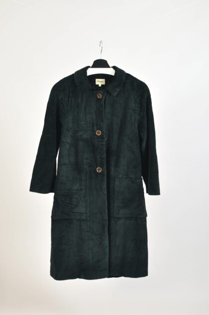 Vintage 00s Bellerose Dark Green Corduroy Coat – XS/S