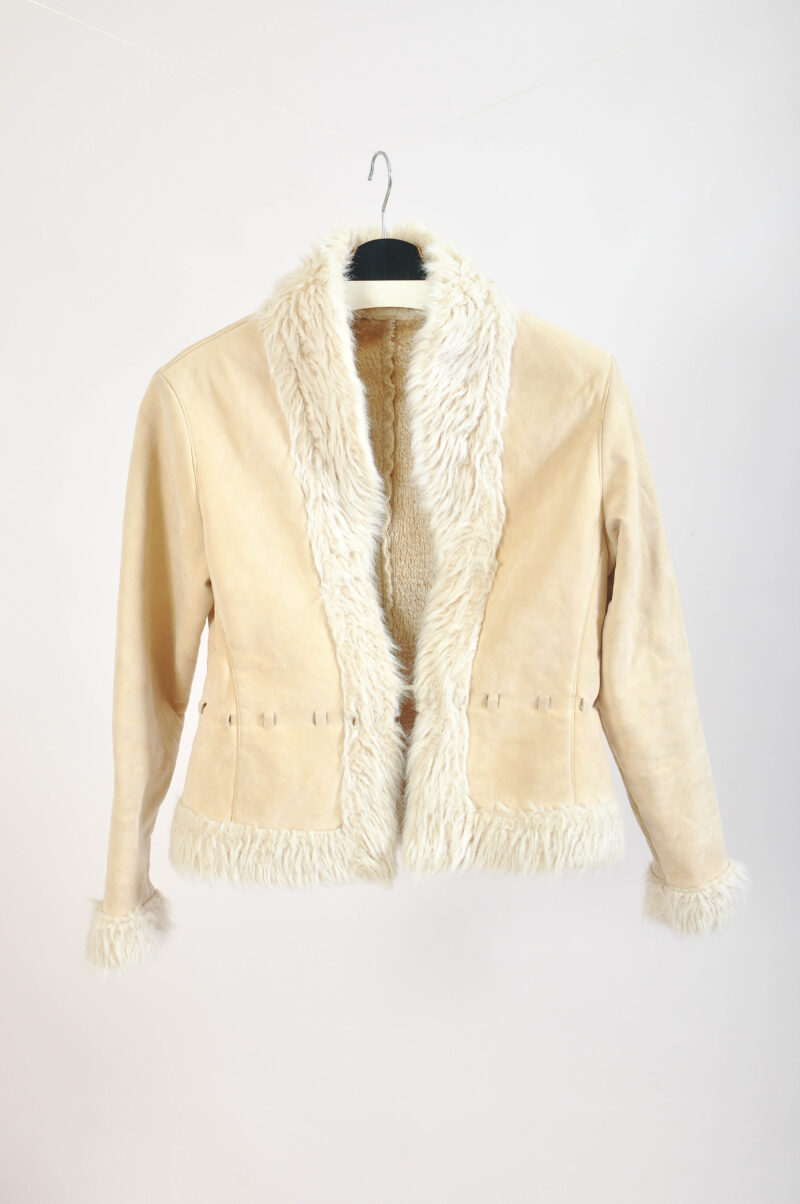 Vintage 00s faux fur jacket