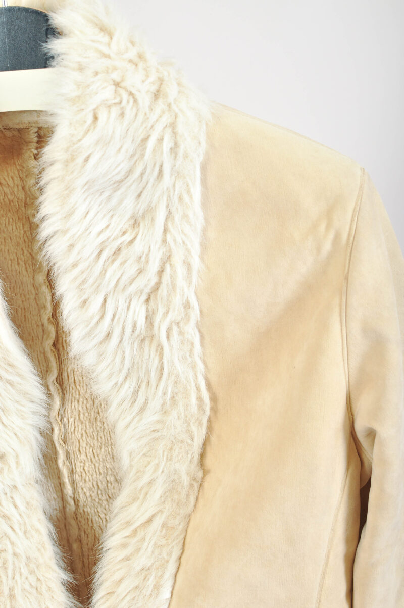 Vintage 00s faux fur jacket - Image 3