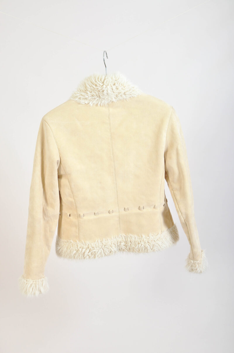 Vintage 00s faux fur jacket - Image 5