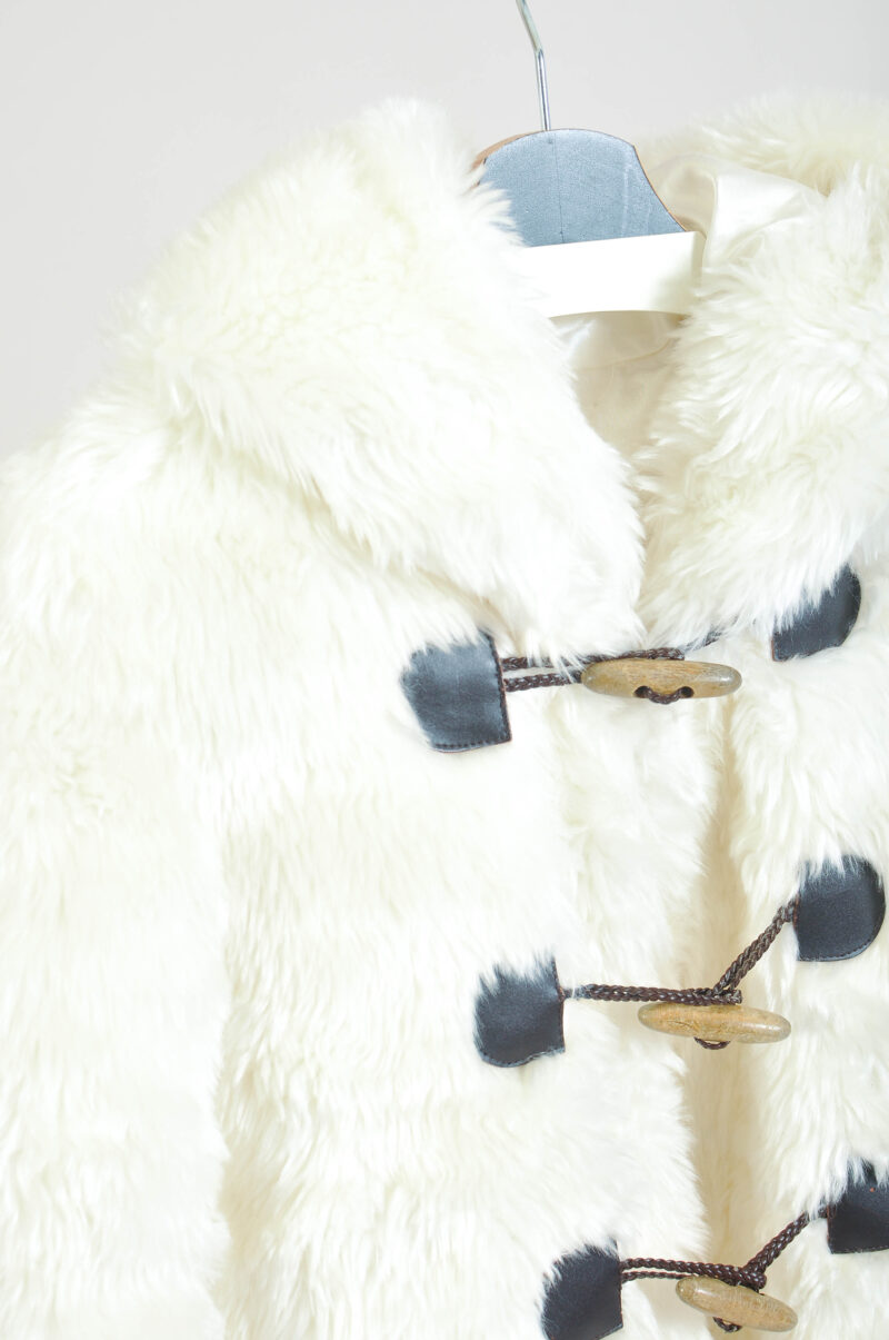 Vintage 00s faux fur coat - Image 3