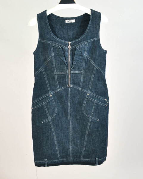 Vintage Y2K Denim Dress – M