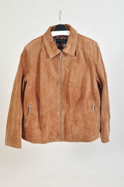 Vintage 00s suede leather jacket