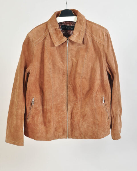 Vintage 00s suede leather jacket