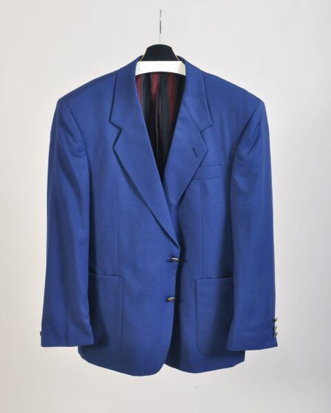 Vintage 00s Navy Blue Wool Blazer Cruse | XL