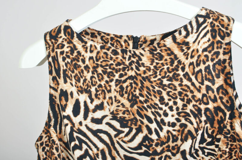 Vintage 00s leopard print mini dress - Image 6