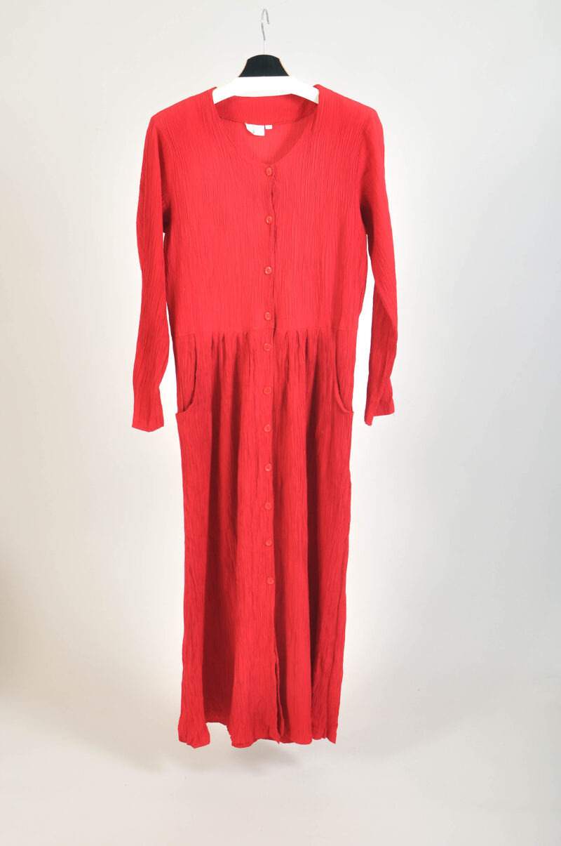 Vintage 90s maxi dress in red
