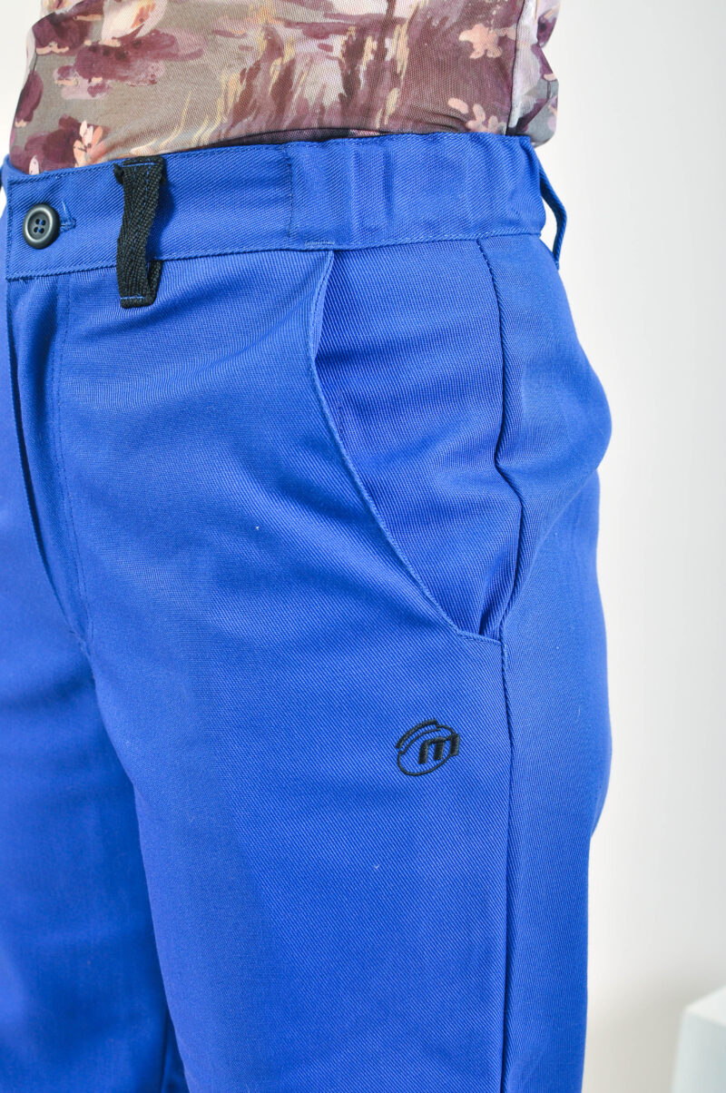 Vintage 90s worker trousers in blue - Image 5