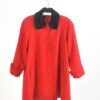 Vintage 90s Red Coat – Bold & Timeless