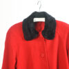 Vintage 90s Red Coat – Bold & Timeless - Image 3