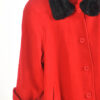 Vintage 90s Red Coat – Bold & Timeless - Image 4