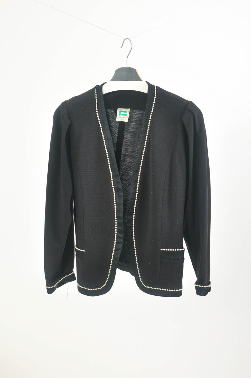 Vintage 80s open front jacket