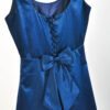 Vintage 00s maxi evening dress in navy - Image 4