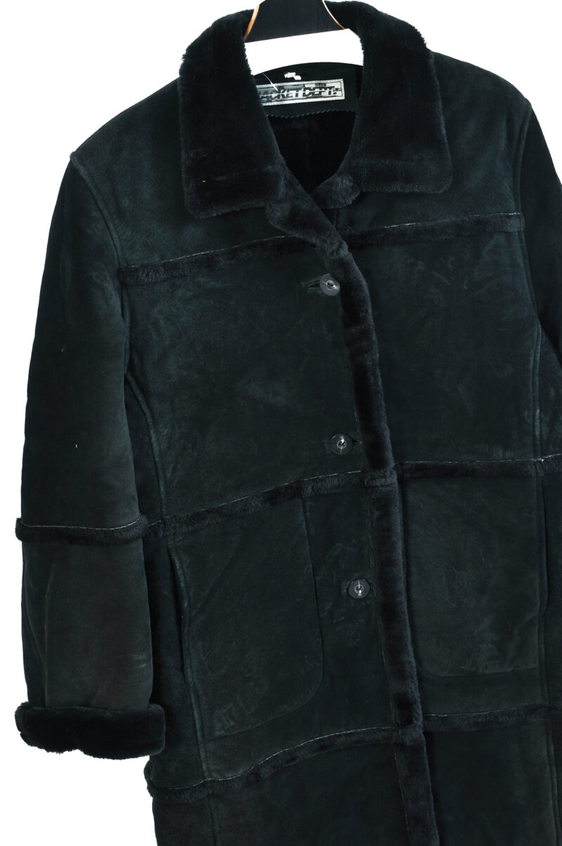 Vintage 00s shearling coat - Image 4