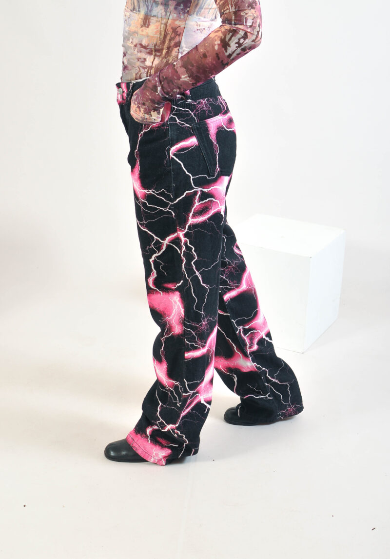Vintage 00s tie dye jeans