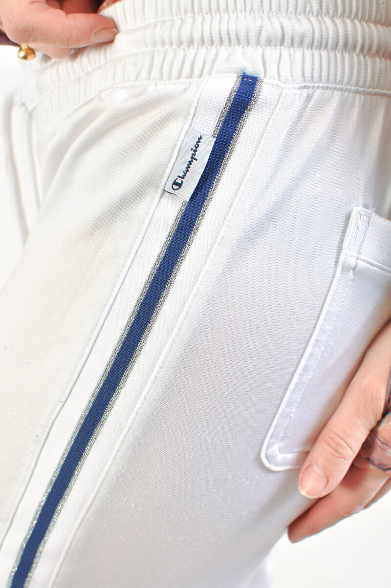 Vintage 00s Champion joggers in white - Image 6