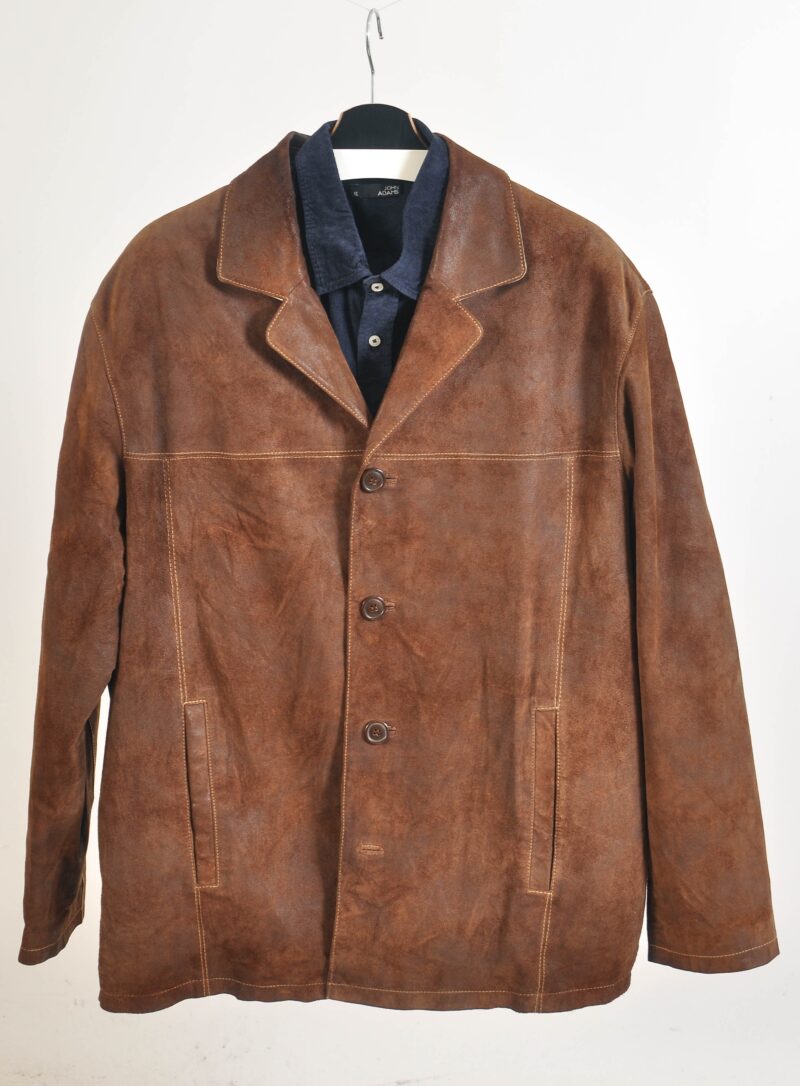 Vintage 90s suede leather jacket